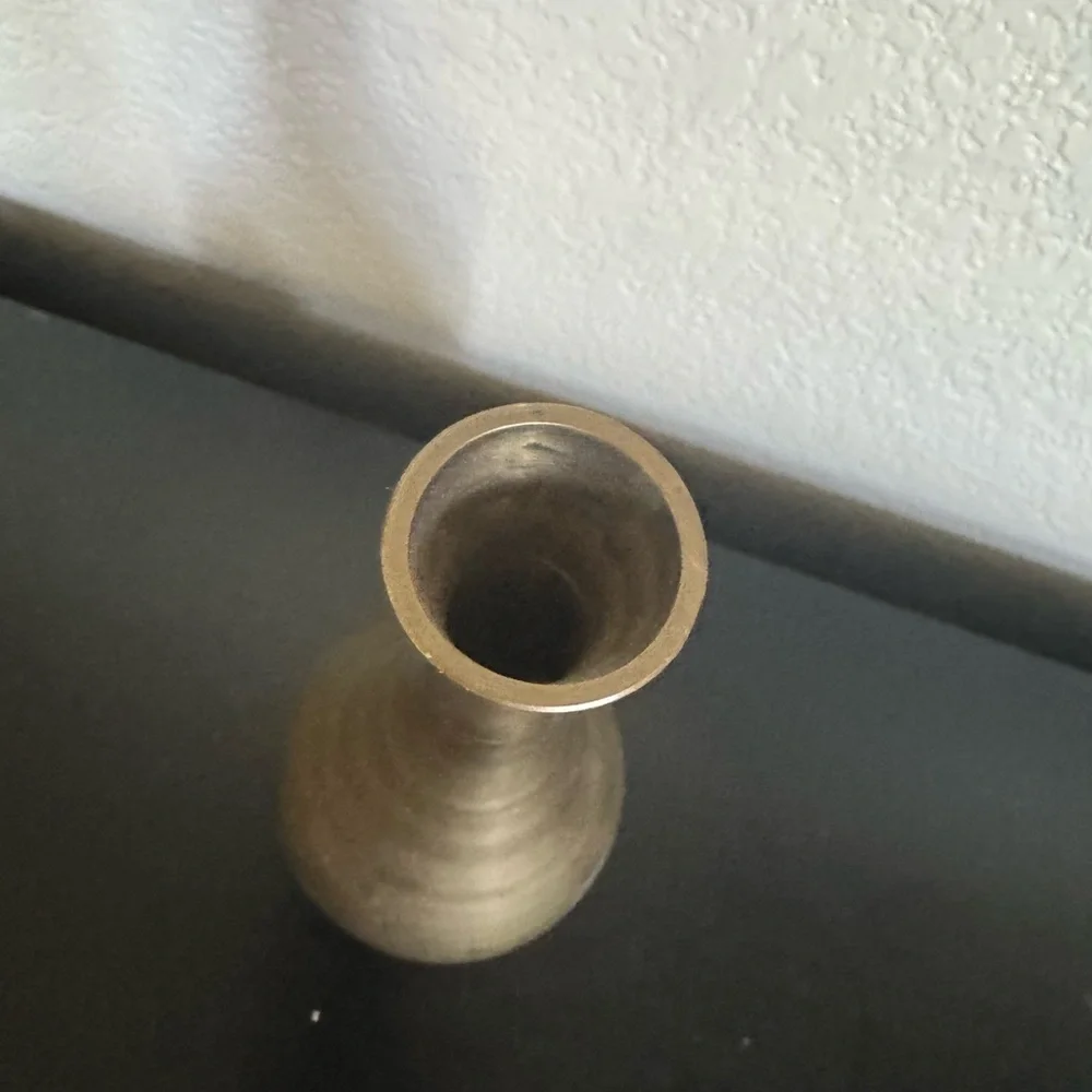 Antique Brass Japanese Bud Vase